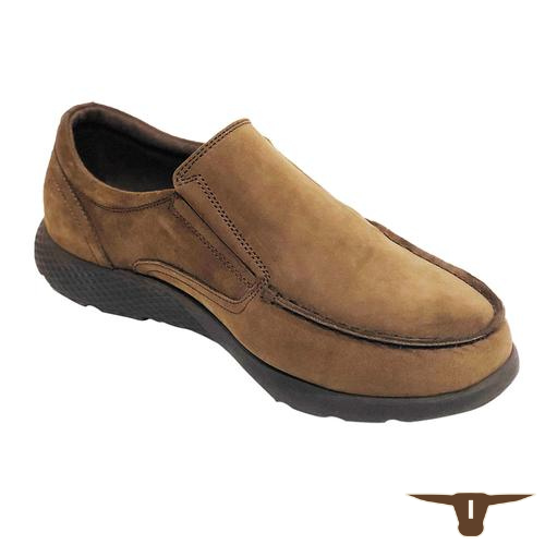 Suede leather sales slip on shoes